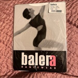 Set of 8 NIP Balera Dancewear Child Dance Tights White Size MC Style T99C